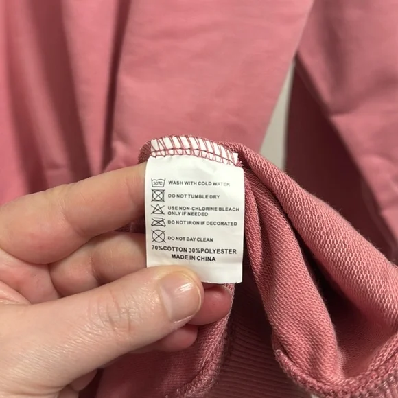 Autumn Harvest Pink Pullover Graphic Print Sweater - Picture 9 of 10